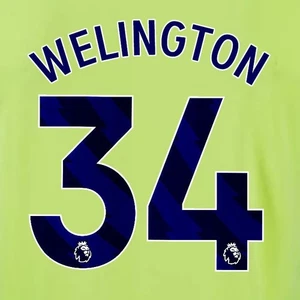 2024 2025 OFFIZIELLES SOUTHAMPTON WELINGTON 34 BLAU AUSWÄRTS SPIELERGRÖSSE NAME SET - Bild 1 von 1