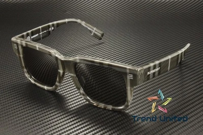 BURBERRY BE4394F 380487 Hayden Charcoal Check Dark Grey 54 mm Men's Sunglasses - Image 1 of 4