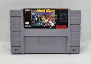 Stunt Race FX (SNES, 1994) Super Nintendo Video Game Cartridge Authentic - Picture 1 of 3