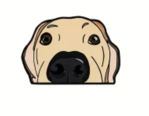 LABRADOR ENAMEL PIN - FREE AU POST - AU STOCK - Picture 1 of 1