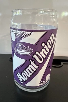 Vidro estilo lata de refrigerante Mount Union Purple Raiders - Imagem 1 de 4