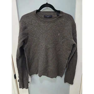 AllSaints grauer Wollpullover L weicher Strickpullover RWS zertifiziert - Bild 1 von 11