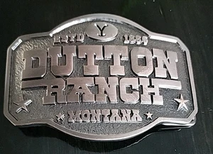 New! Montana Silversmiths Yellowstone 'DUTTON RANCH MONTANA' BELT BUCKLE TV show - Picture 1 of 3