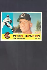 1960 TOPPS SET BREAK #536 WYNN HAWKINS-5-RC-HI #-INDIANS-NO CREASES-EX/MT/NR/MT+ - Picture 1 of 2