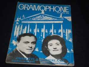 1973 MAY GRAMOPHONE MAGAZINE - PAVAROTTI & SUTHERLAND COVER - L 11731 - Picture 1 of 2