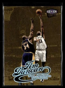 Medallón de oro Fleer Ultra Tim Duncan 1998-99 San Antonio Spurs FX5574 - Imagen 1 de 2