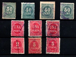 España (Impuestos de Guerra) nº 25/7, 31, 35, 41. Año 1897 - Picture 1 of 1