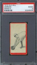 1910 T210-5 Old Mill James Gorman PSA 2 Charlotte Hornets