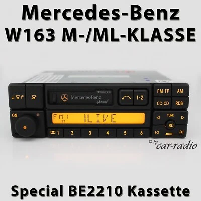 Original Mercedes Special BE2210 Becker W163 Radio M- ML- Klasse Kassette RDS - Bild 1 von 4