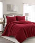 The Mountain Home Collection Brenda Sherpa 2-Pieces Comforter Set,Burgundy,Twin