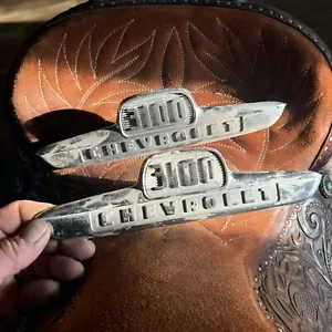1955 Chevrolet truck 3100 fender emblem 55 Chevy pickup - Picture 1 of 4