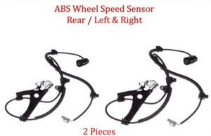 2 x ABS Wheel Speed Sensor Rear L/R Fits Land Cruiser Lexus LX470 1998-2007 4.7L - Picture 1 of 3