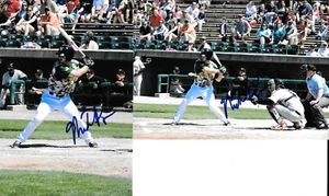 Autógrafo de béisbol Mike Papi Lynchburg Hillcats 2016 MLB foto indios única A - Imagen 1 de 1
