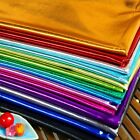 1 M Metallic Shiny All Over Foil Stretchy Spandex Fabric 150cm Wide Multi Color