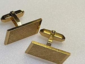Vintage Rolled Gold Cufflinks 11.79g - Picture 1 of 6
