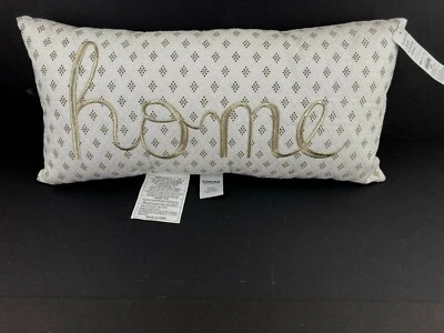 Almohada Sonoma Hogar Rectángulo Blanco Artículos para la Vida Decorativa Foto 1 de 4
