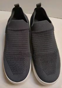 Steve Madden Beale Women’s Charcoal Gray Slip On Sneakers Size 8.5 - Picture 1 of 3