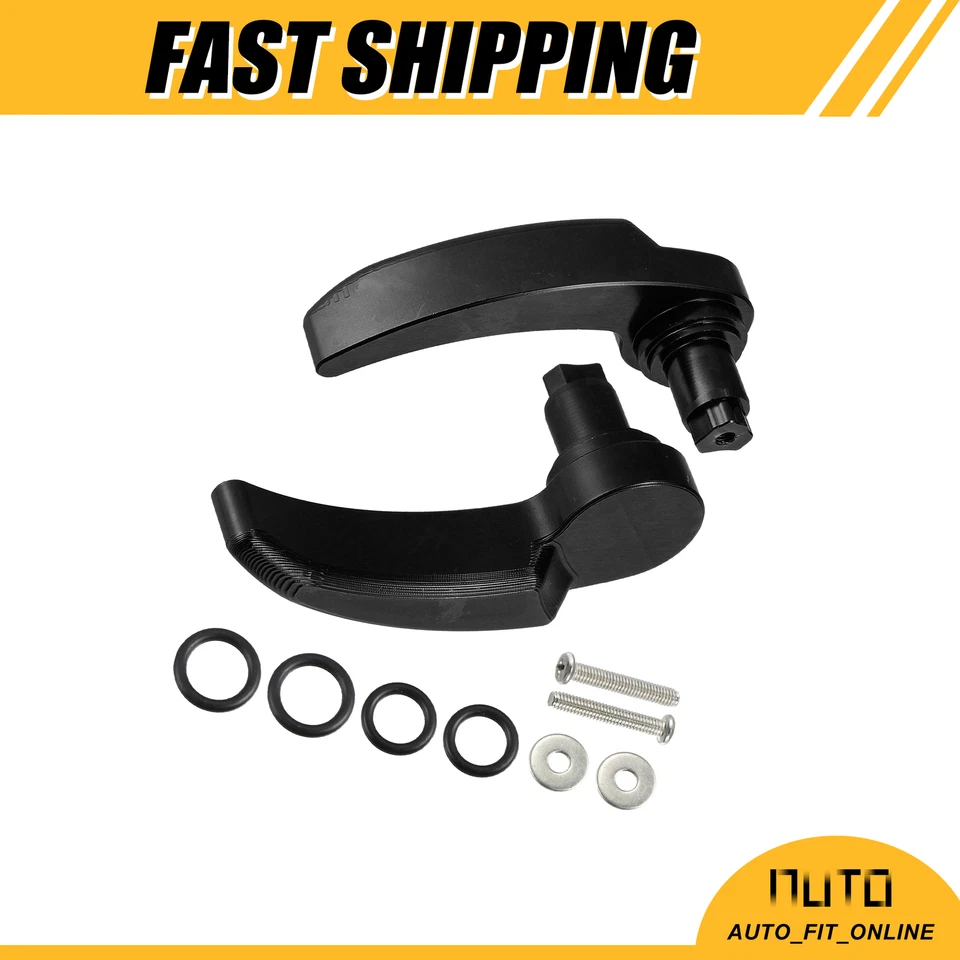 Bolsa de sillín de motocicleta palanca de manija de cierre DOS personalizados para Harley-Davidson negro Foto 1 de 4