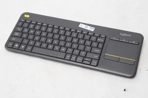 Logitech K400 Plus Wireless Keyboard W/ Touchpad + Usb Unifying Receiver S12 - Picture 1 of 7