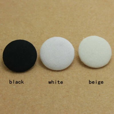 Sewing fabric covered plastic Round Buttons coat sweater diy 10-38mm 100pcs/lots - Image 1 of 2