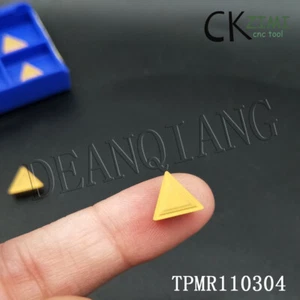 10 piezas TPMR110304 YBC251 TPMR221 YBC251 inserto de torneado inserto de carburo, para acero  - Imagen 1 de 6