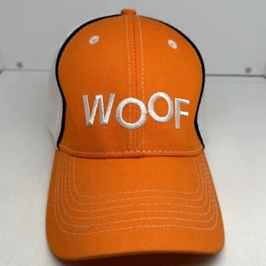 Woof Berretto Baseball Cappello Camionista Maglia Schiena Regolabile VCA Veterinario Arancione - Foto 1 di 4
