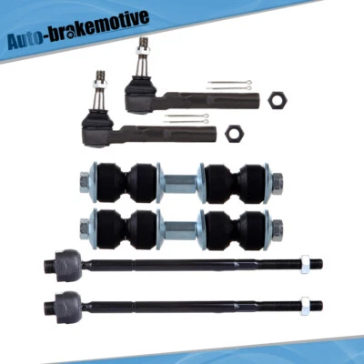 6pcs Outer Inner Tie Rod End Sway Bar Links For 2005 2006 Chevrolet Uplander AWD - Image 1 of 4