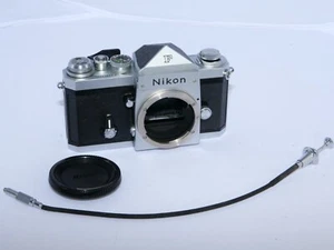 Nikon F APOLLO Chrome SLR Film Camera with Eye Level Prism Finder. Late version! - Picture 1 of 15
