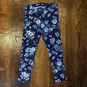 Terez New York Girls Fine China Blue Floral Leggings Pants Size 6x NEW MSRP $58 - Picture 1 of 7