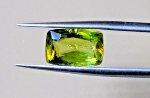 3.98ct. Brilliant Green Sphene - Picture 1 of 3
