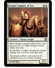 MTG Rare - Knight-Captain of Eos x1 NM -  Shards of Alara