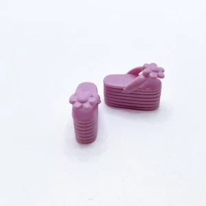 Lavender Purple Shoes Teen Skipper Barbie's Sister Platform Floral - Picture 1 of 5