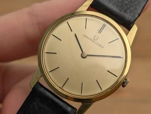 Orologio uomo Universal Geneve 542101 carica manuale anni 70 oro tondo vintage - Foto 1 di 20