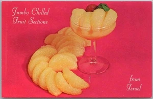 c1960s Advertising Postcard "Jumbo Chilled Fruit Sections - From Israel" Unused - Picture 1 of 2