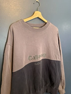 Sudadera de algodón de golf Callaway vintage años 90 talla mediana  Foto 1 de 3
