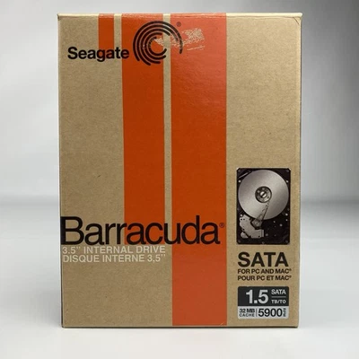 Seagate Barracuda 1.5TB Internal 5900RPM 3.5" ST315005N4A1AS-RK hard drive SATA - Image 1 of 4