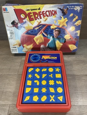 vintage 1989 1995 Milton Bradley Perfection Game Hasbro complete/WORKING - Image 1 of 4