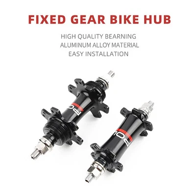 Buje de freno de llanta de bicicleta de engranaje fijo 20H 24H bicicleta delantero trasero 2 bujes de cojinete sellados Foto 1 de 4