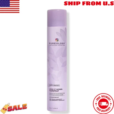 Pureology Style + Protect Lock It Down Hairspray 11 oz - NEW - Image 1 of 4