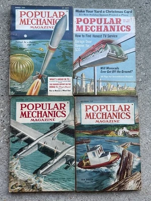Vintage Popular Mechanics Magazine Lot Of 4 - 1949 - 1963 - Image 1 of 4