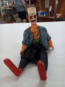 Muñeca de recuerdo de arte popular turco vintage - Imagen 1 de 13