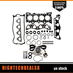 TIMING BELT KIT WATER PUMP FOR 96-00 HONDA CIVIC 1.6 HEAD GASKET SET D16Y7 D16Y8 - Bild 1 von 10