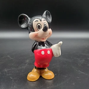 VTG Collectible 5" Ceramic Mickey Mouse Figurine Walt Disney Productions Japan - Picture 1 of 8