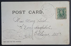 Weaver (DSB), West Virginia Postkarte, verschickt am 16. April 1907 an Elkins, WV - Bild 1 von 3