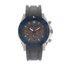 Morphic M75 Series Tachymeter Grey Strap Men's Watch with Day Date MPH7503