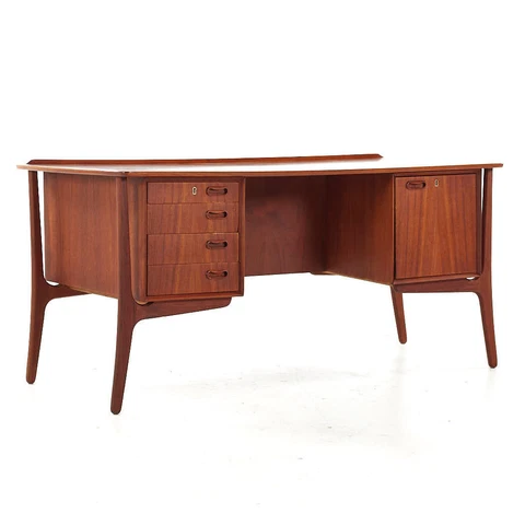 Svend Madsen Mid Century Danish Teak Desk Cover