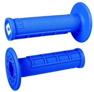 ODI Half Waffle Motocross Grips, Yamaha YZ or TTR Dirt Bike Grips, Blue, H01RFU - Foto 1 di 4
