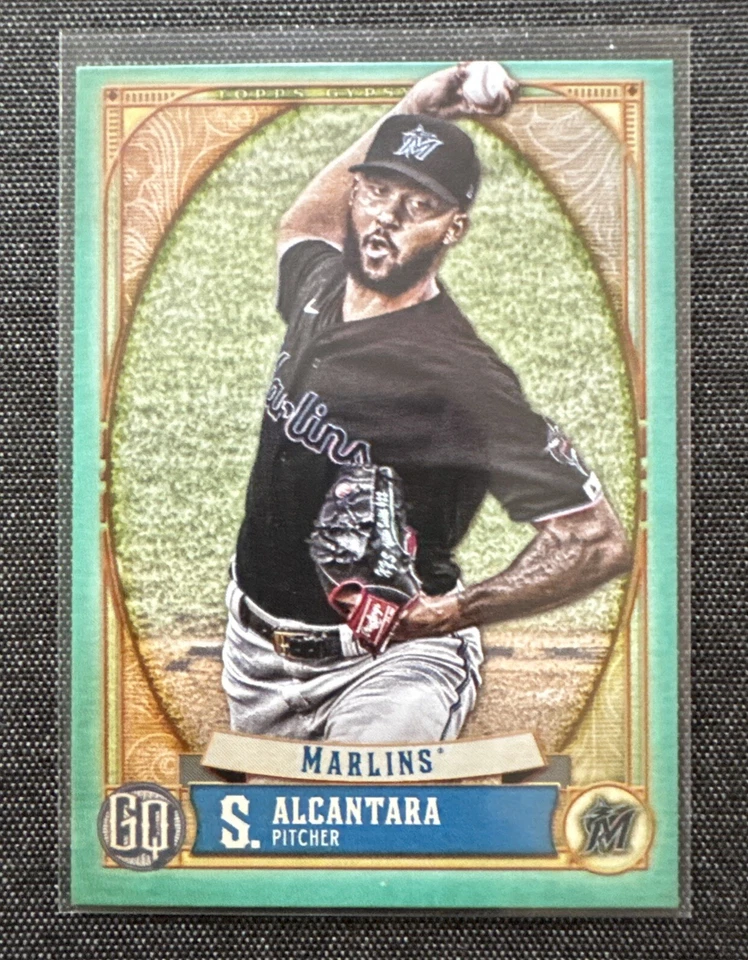 Sandy Alcantara 2021 Topps Gypsy Queen Marlins Turquoise /199 - Image 1 of 3
