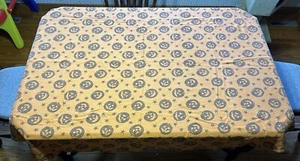Vintage 80/90’s Avon Home Halloween Pumpkin Star Tablecloth Cotton 72” X 55” - Picture 1 of 12