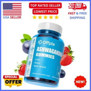 KSM-66 Ashwagandha Gummies – Vegan Stress, Sleep & Anxiety Relief, Sugar-Free - Picture 1 of 9
